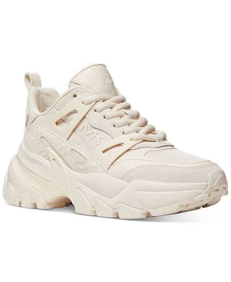 michael kors nick trainer lace-up sneakers|michael kors sneakers for women.